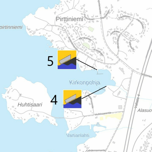 Kirkonpohja kartta