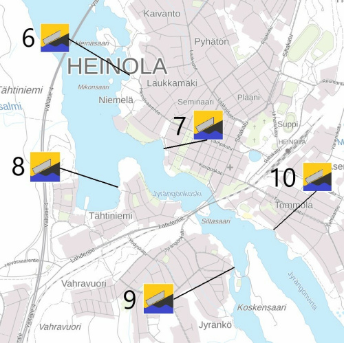 Heinola kartta