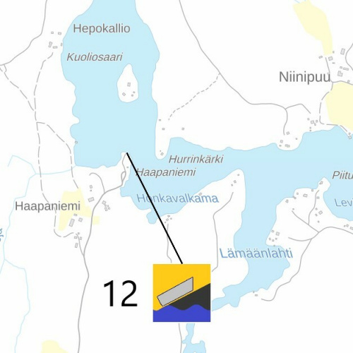 Haapaniemi kartta