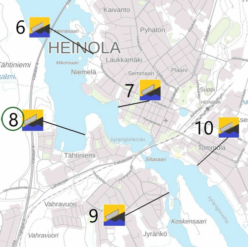 Heinola kartta SEPÄNNIEMI